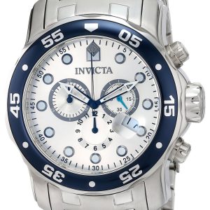 Invicta Herrklocka 80058 Silverfärgad/Stål Ø48 mm