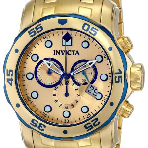 Invicta Herrklocka 80069 Pro Diver Gulguldstonad/Gulguldtonat stål