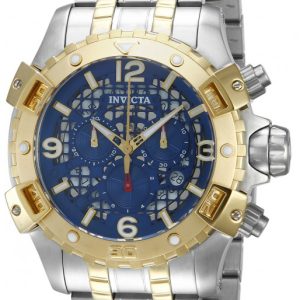 Invicta Herrklocka 80229 Specialty Blå/Gulguldtonat stål Ø48 mm