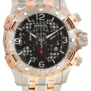 Invicta Herrklocka 80231 Specialty Svart/Roséguldstonat stål Ø48 mm