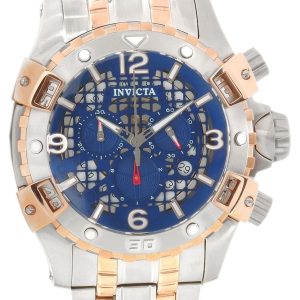 Invicta Herrklocka 80232 Specialty Blå/Roséguldstonat stål Ø48 mm