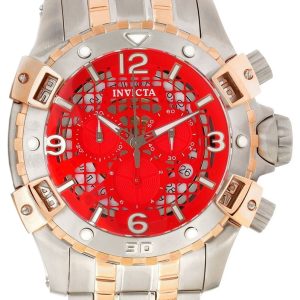 Invicta Herrklocka 80233 Specialty Röd/Roséguldstonat stål Ø48 mm