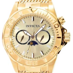 Invicta Herrklocka 80326 Pro Diver Champagnefärgad/Gulguldtonat