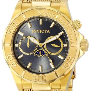 Invicta Herrklocka 80332 Grå/Guldtonat stål Ø44 mm