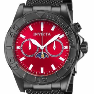 Invicta Herrklocka 80334 Pro Diver Röd/Stål Ø44 mm