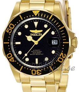 Invicta Herrklocka 8929 Pro Diver Svart/Gulguldtonat stål Ø40 mm