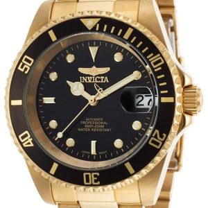 Invicta Herrklocka 8929C Pro Diver Svart/Gulguldtonat stål Ø40 mm