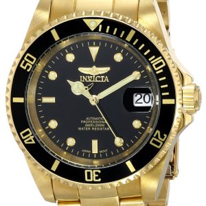 Invicta Herrklocka 8929OB Pro Diver Svart/Gulguldtonat stål Ø40 mm