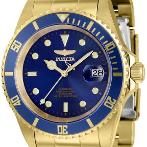 Invicta Herrklocka 8930OBXL Pro Diver Blå/Gulguldtonat stål Ø43 mm