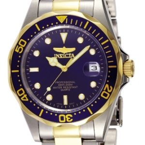 Invicta Herrklocka 8935 Pro Diver Blå/Gulguldtonat stål Ø39 mm