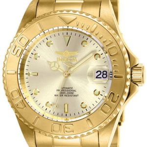 Invicta Herrklocka 9010OB Pro Diver Champagnefärgad/Gulguldtonat