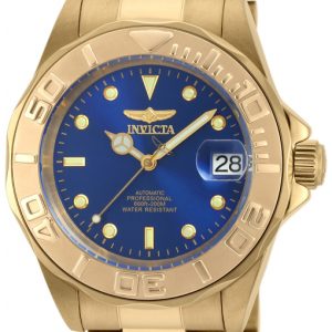 Invicta Herrklocka 90186 Pro Diver Blå/Gulguldtonat stål Ø40 mm