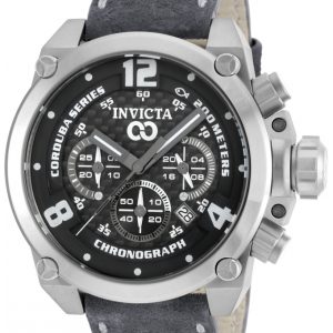 Invicta Herrklocka 90216 Corduba Svart/Läder Ø50 mm