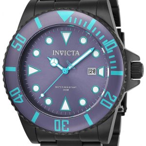 Invicta Herrklocka 90297 Pro Diver Lila/Stål Ø44 mm