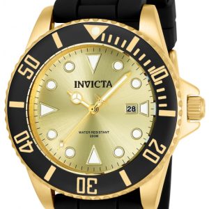 Invicta Herrklocka 90302 Pro Diver Gulguldstonad/Gummi Ø44 mm