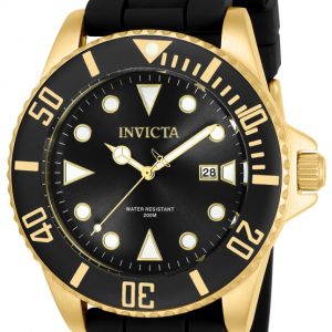 Invicta Herrklocka 90303 Pro Diver Svart/Gummi Ø44 mm