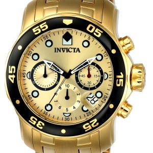 Invicta Herrklocka ILE0072A Pro Diver Gulguldstonad/Gulguldtonat