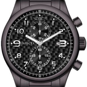 Invicta II Herrklocka 0368 Svart/Stål Ø48 mm