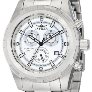 Invicta II Herrklocka 1558 Vit/Stål Ø45 mm