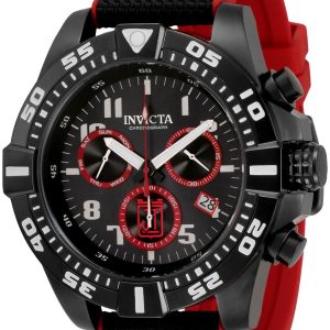 Invicta Jason Taylor Herrklocka 33217 Svart/Gummi Ø51 mm