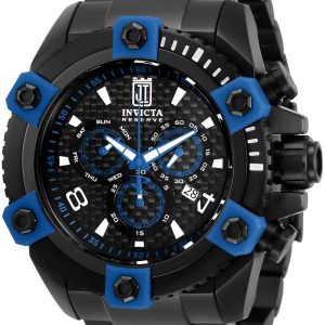 Invicta Jason Taylor Herrklocka 33992 Svart/Stål Ø56 mm