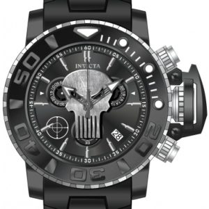 Invicta Marvel Damklocka 34923 Svart/Gummi Ø46 mm