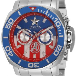 Invicta Marvel Herrklocka 35098 Flerfärgad/Stål Ø48 mm