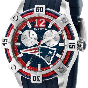 Invicta Nfl Damklocka 35792 Blå/Stål Ø40 mm