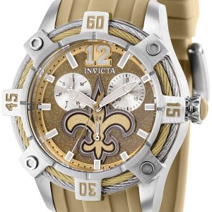 Invicta Nfl Damklocka 35794 Beige/Stål Ø40 mm