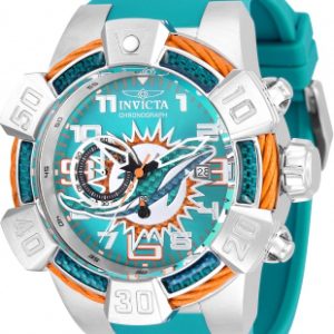 Invicta Nfl Herrklocka 35787 Turkos/Kolfiber Ø52 mm