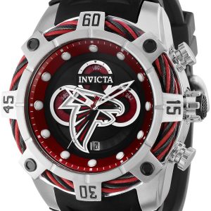 Invicta Nfl Herrklocka 35813 Svart/Gummi Ø52 mm