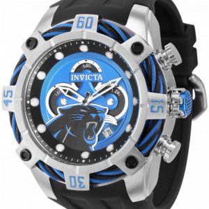 Invicta Nfl Herrklocka 35817 Blå/Gummi Ø52 mm