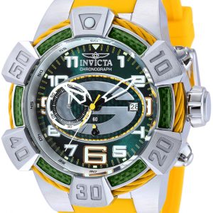 Invicta Nfl Herrklocka 35872 Grön/Kolfiber Ø52 mm