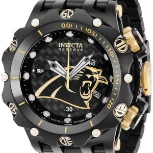 Invicta Nfl Herrklocka 36160 Svart/Stål Ø51 mm