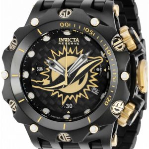 Invicta Nfl Herrklocka 36170 Svart/Stål Ø51 mm