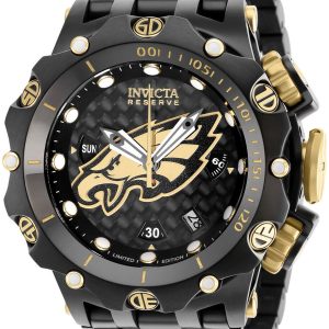 Invicta Nfl Herrklocka 36177 Svart/Stål Ø51 mm