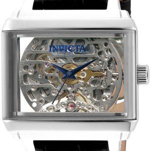 Invicta Objet D Art Herrklocka 32175 Silverfärgad/Läder