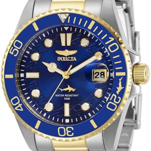 Invicta Pro Diver Damklocka 30481 Blå/Gulguldtonat stål Ø38 mm