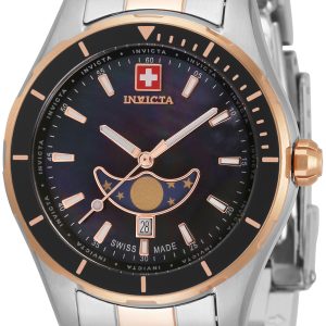 Invicta Pro Diver Damklocka 33471 Svart/Roséguldstonat stål Ø34 mm