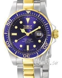 Invicta Pro Diver Damklocka 4868 Blå/Gulguldtonat stål Ø34 mm