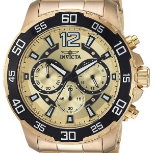 Invicta Pro Diver Herrklocka 22715 Gulguldstonad/Gulguldtonat stål