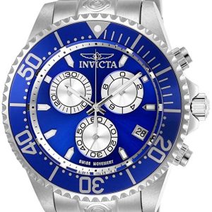 Invicta Pro Diver Herrklocka 26847 Blå/Stål Ø47 mm