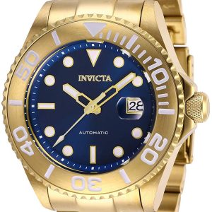 Invicta Pro Diver Herrklocka 27307 Blå/Gulguldtonat stål Ø47 mm