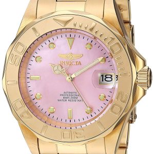 Invicta Pro Diver Herrklocka 28693 Rosa/Gulguldtonat stål Ø40 mm