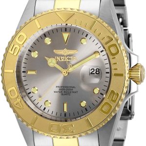 Invicta Pro Diver Herrklocka 29950 Grå/Gulguldtonat stål Ø43 mm