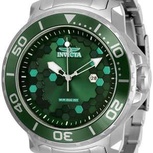 Invicta Pro Diver Herrklocka 30562 Grön/Stål Ø52 mm