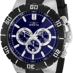 Invicta Pro Diver Herrklocka 30727 Blå/Gummi Ø54 mm