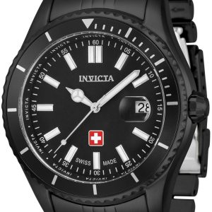 Invicta Pro Diver Herrklocka 33435 Svart/Stål Ø44 mm