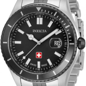 Invicta Pro Diver Herrklocka 33444 Svart/Stål Ø46 mm