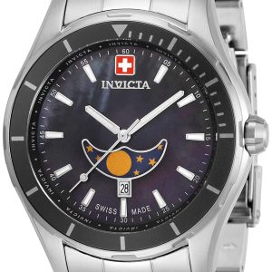 Invicta Pro Diver Herrklocka 33462 Svart/Stål Ø44 mm